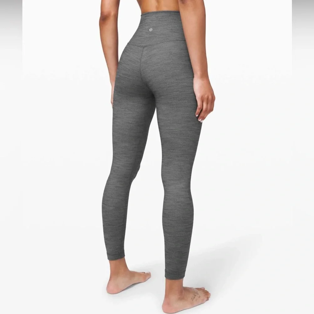 LULULEMON - Align High Rise Leggings - Grey - Size 4 - Excellent Condition - Picture 1 of 6